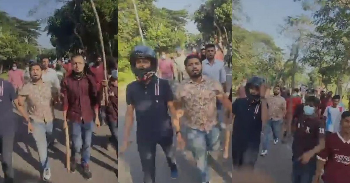 শেখ হাসিনার রায় ঘোষণার পর গোপালগঞ্জে মহাসড়ক অবরোধ-বিক্ষোভ