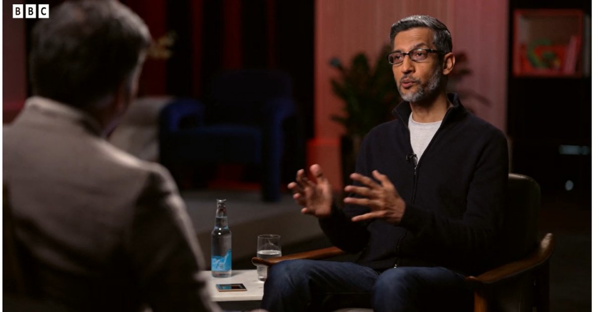 এআই যা বলে তা অন্ধভাবে বিশ্বাস করবেন না : গুগলের সুন্দর পিচাই