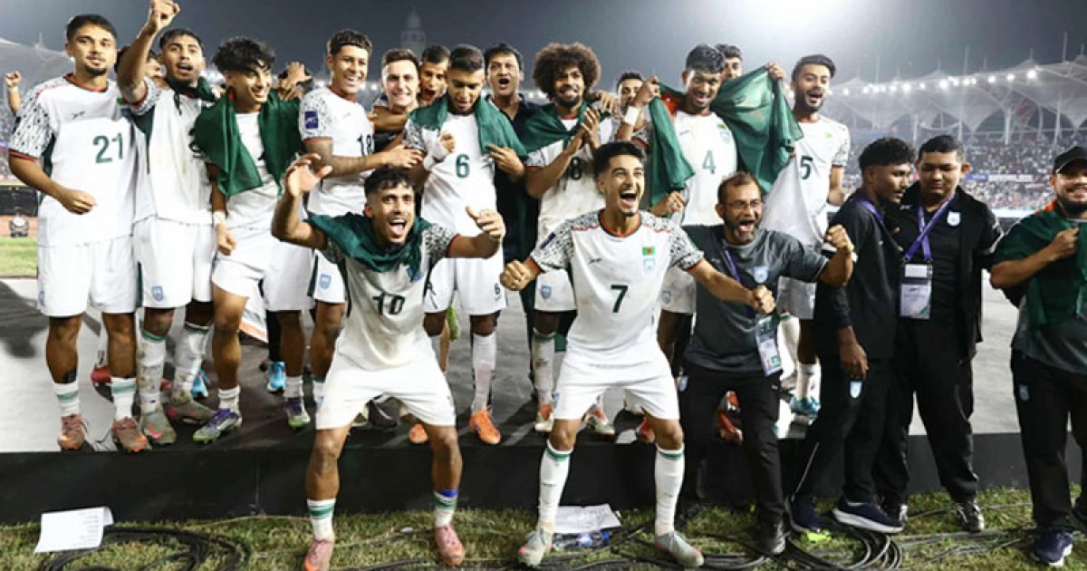 ভারতকে হারিয়ে ফিফা র‍্যাঙ্কিংয়ে বাংলাদেশের উন্নতি