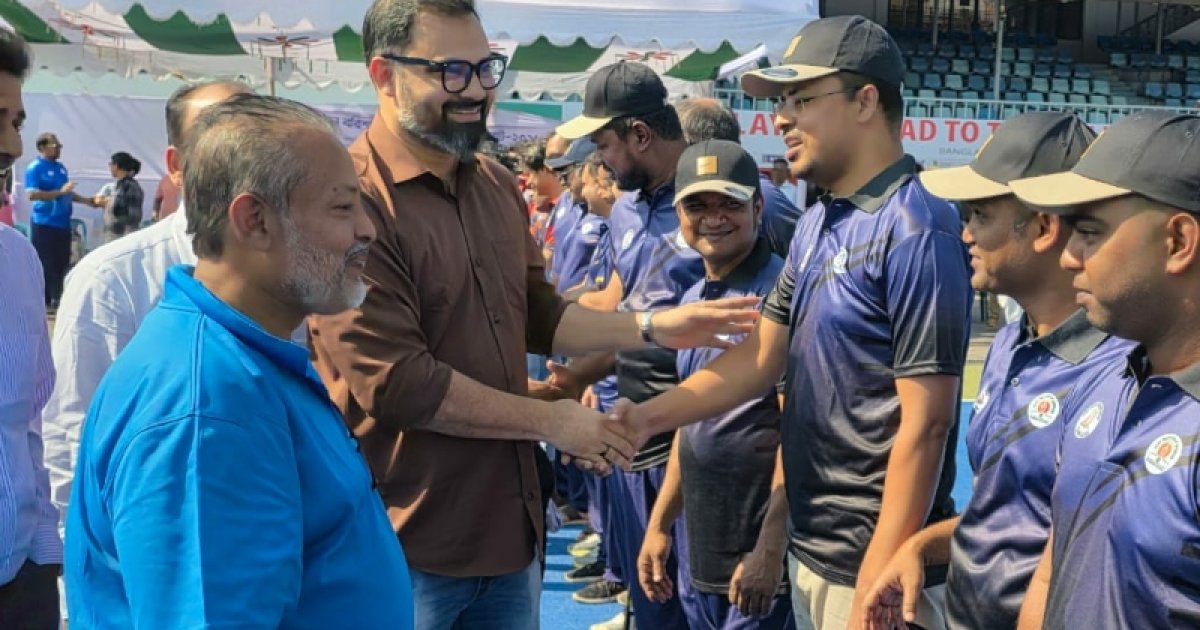 সাংবাদিকদের নিয়ে জাতীয় পর্যায়ে খেলাধুলার আয়োজন করতে চান আমিনুল