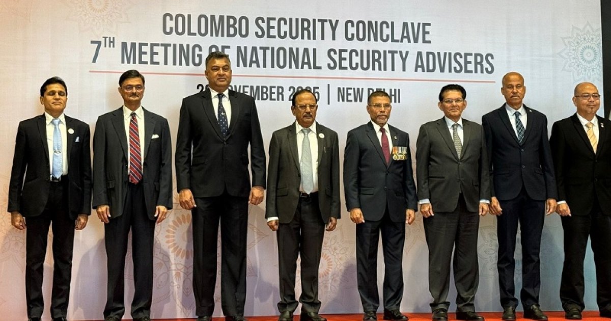 কলম্বো সিকিউরিটি কনক্লেভে যোগ দিয়েছেন ড. খলিলুর রহমান