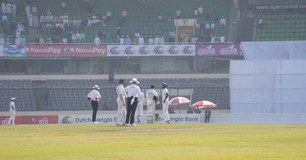 ভূমিকম্পের প্রভাব পড়ে মিরপুর টেস্টেও