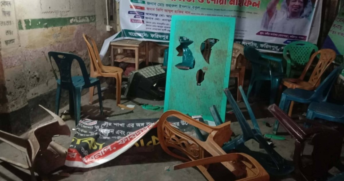 পাবনায় বিএনপি অফিসে গুলিবর্ষণ ও ককটেল হামলা