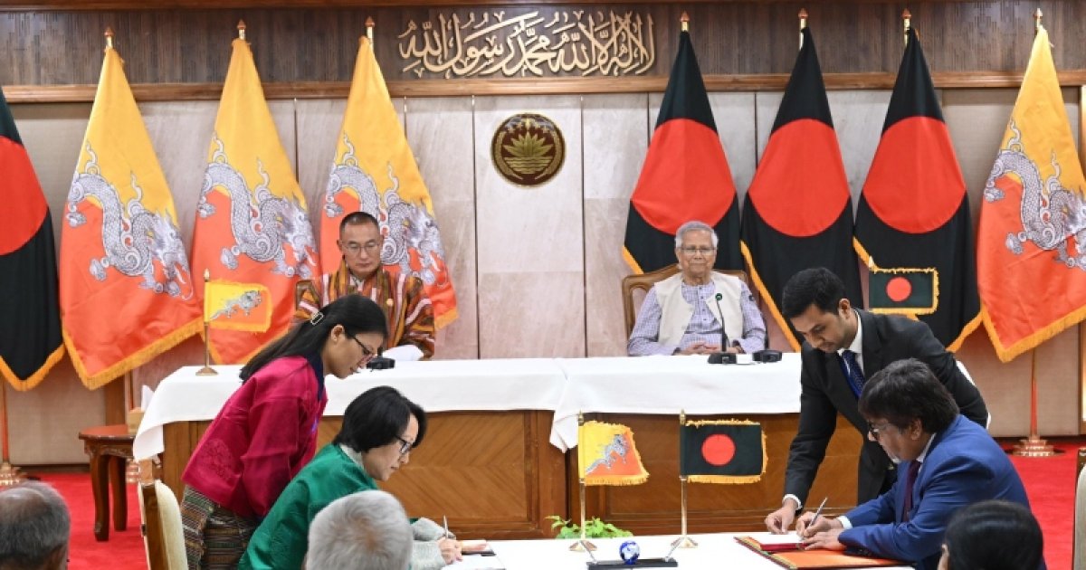 স্বাস্থ্যকর্মী নিয়োগ ও ইন্টারনেট ব্যান্ডউইথ সেবায় ঢাকা-থিম্পু সমঝোতা সই