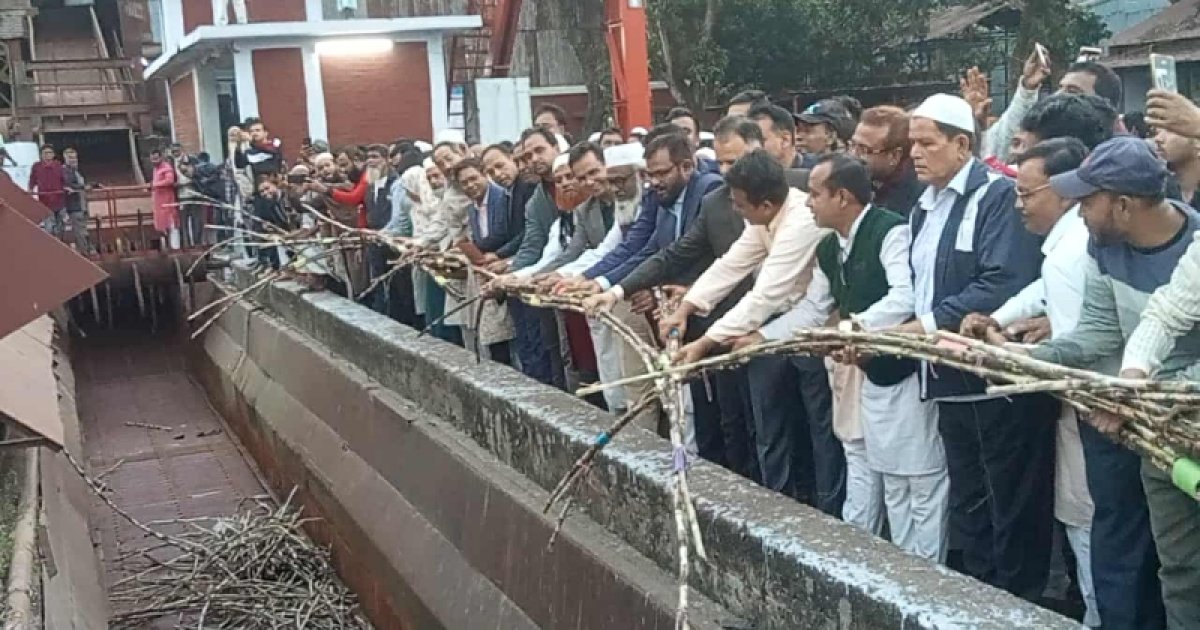 নাটোর চিনিকলে আখ মাড়াই শুরু, লক্ষ্যমাত্রা ৭ হাজার মেট্রিক টন