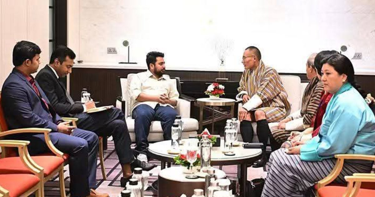 ভুটানের প্রধানমন্ত্রীর সঙ্গে নাহিদ ইসলামের সৌজন্য সাক্ষাৎ