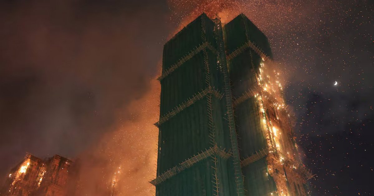 হংকংয়ে বহুতল ভবনের আগুনে নিহত বেড়ে ১৩