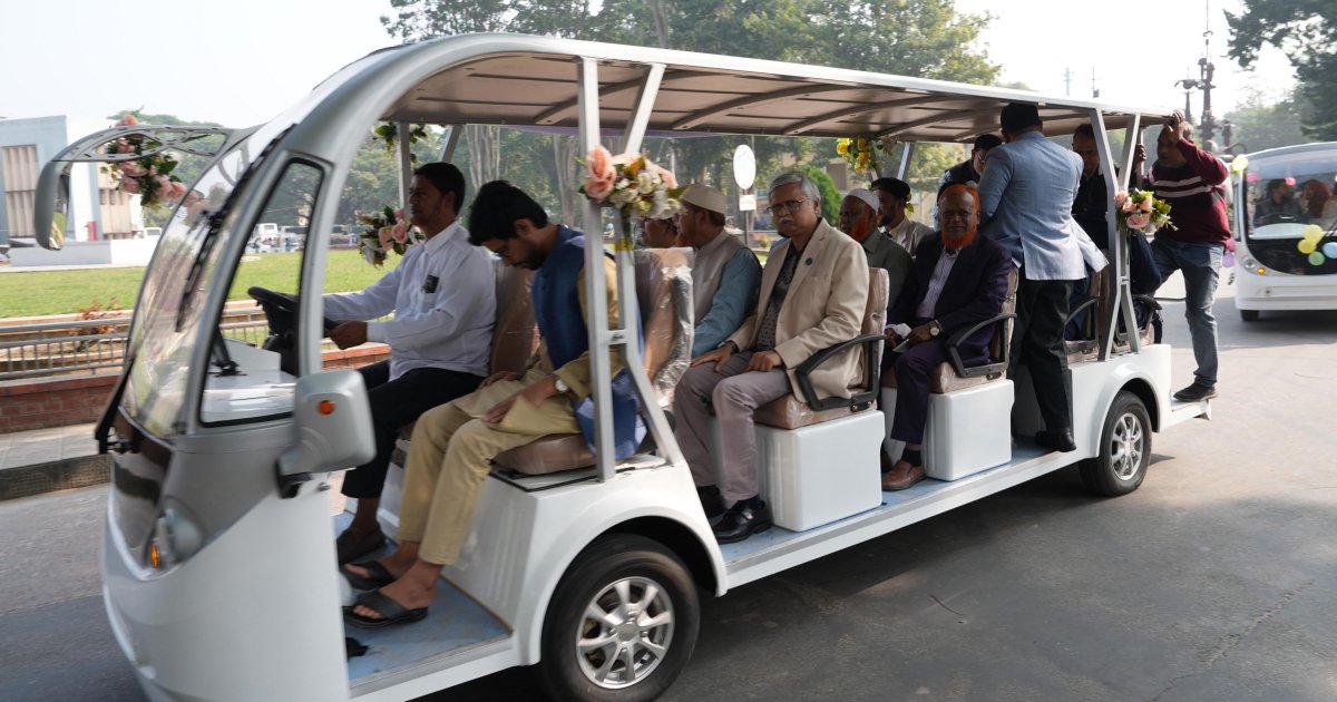 রাজশাহী বিশ্ববিদ্যালয়ে ই-কার সার্ভিস উদ্বোধন