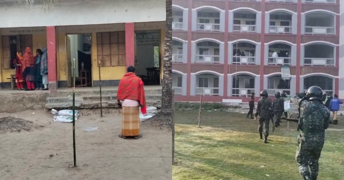 গোপালগঞ্জে ত্রয়োদশ জাতীয় সংসদ নির্বাচনে ভোটার উপস্থিতি কম, নিরাপত্তা জোরদার