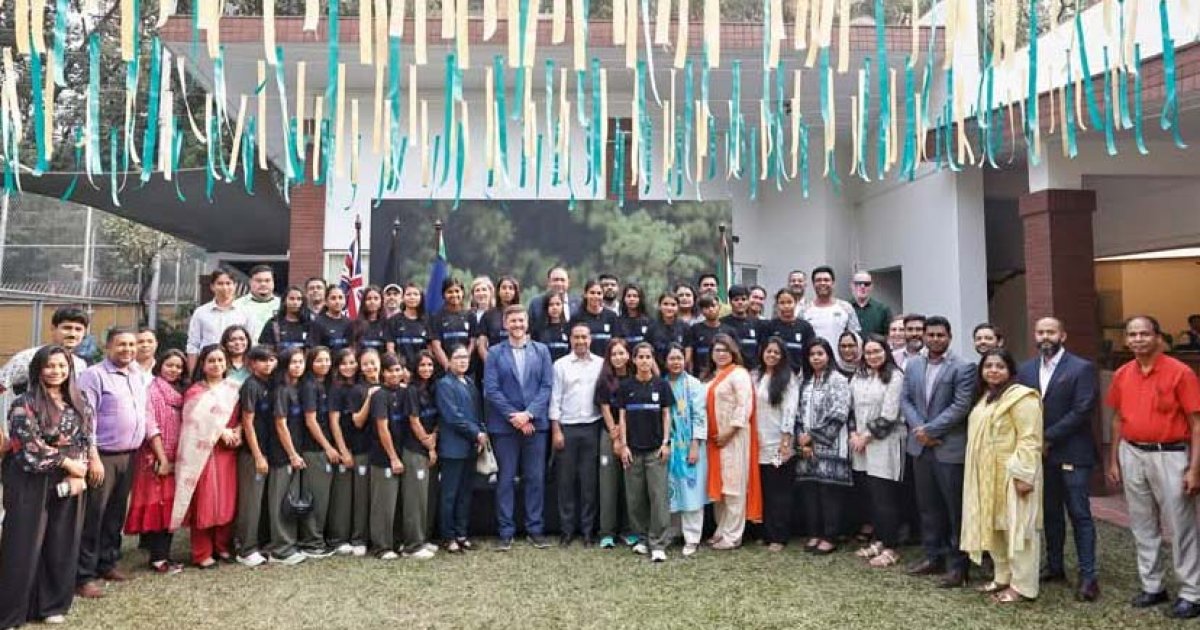 অস্ট্রেলিয়ায় এশিয়ান নারী ফুটবল চ্যাম্পিয়নশিপে বাংলাদেশ দলের যাত্রা, হাইকমিশনে সংবর্ধনা