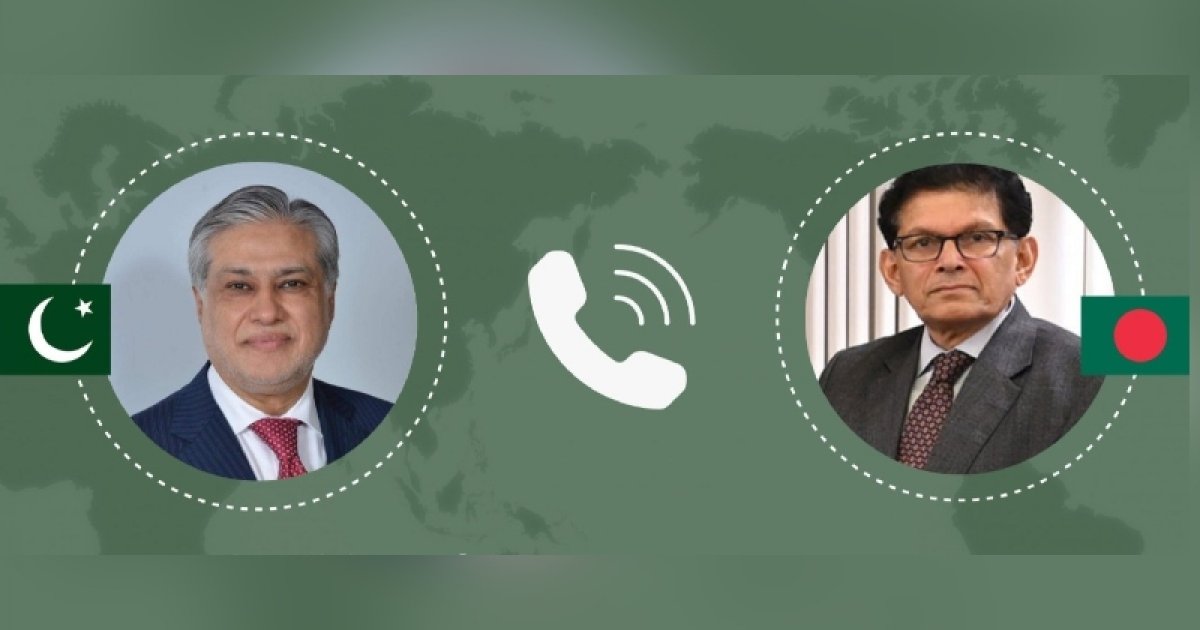 বাংলাদেশ-পাকিস্তান পররাষ্ট্রমন্ত্রীদের ফোনালাপ: মধ্যপ্রাচ্য পরিস্থিতি নিয়ে উদ্বেগ প্রকাশ