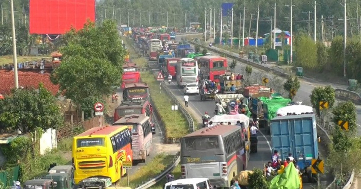 উত্তরের যানজট নিয়ন্ত্রণে আসছে না, ঢাকায় যানবাহন বেড়েছে ৭০ শতাংশ