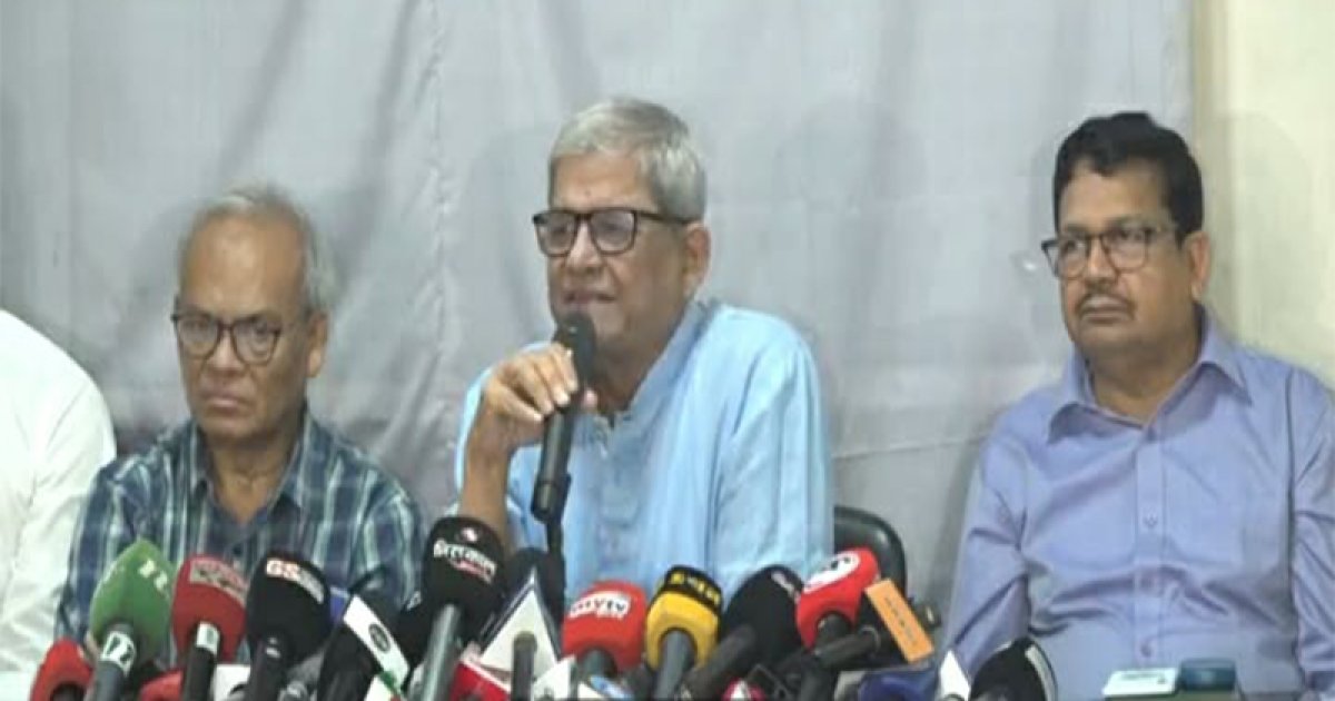 রাজনৈতিক স্থিতিশীলতা নষ্ট করতে চায় একটি পক্ষ: মির্জা ফখরুল