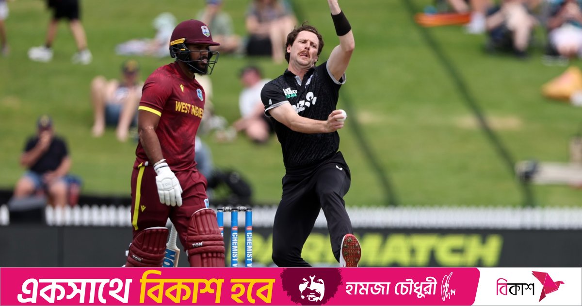 ক্যারিবীয়দের ওয়ানডেতে হোয়াইটওয়াশ করেছে নিউজিল্যান্ড
