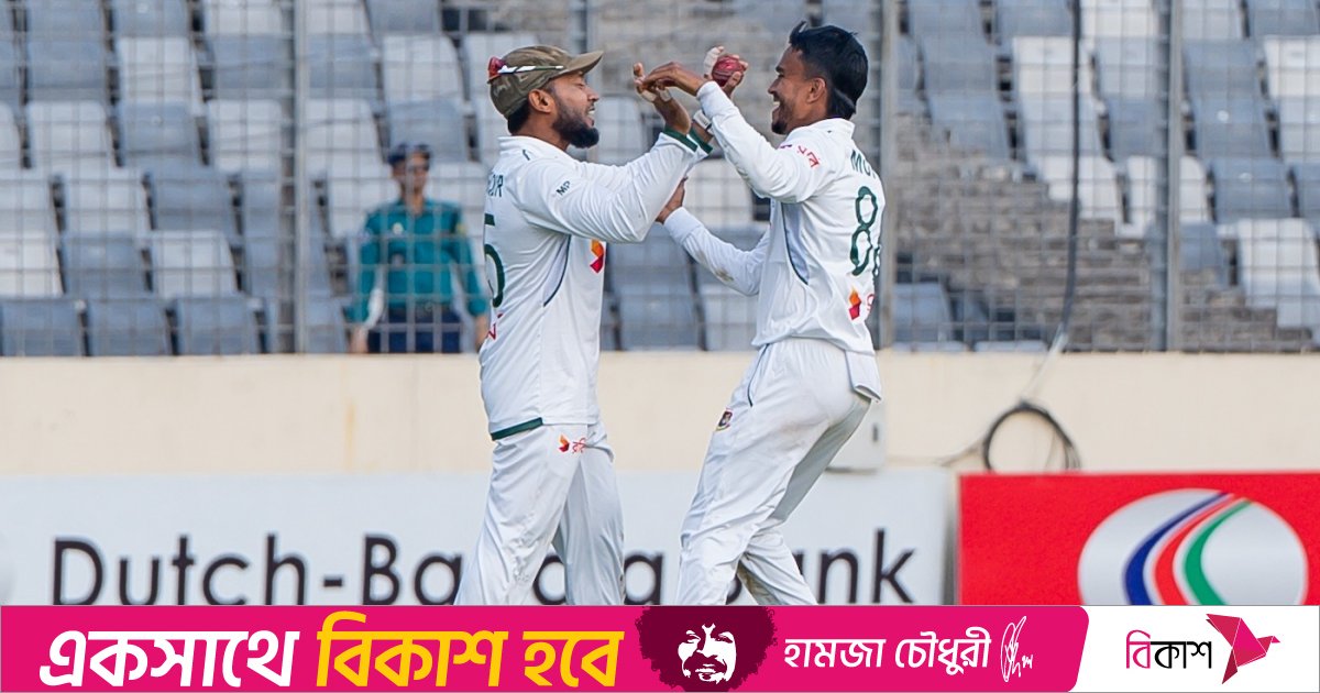 মিরপুর টেস্টে ২১৭ রানের জয় বাংলাদেশের