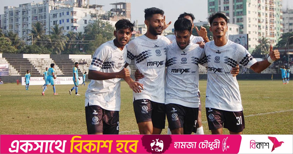 ৫ গোলের ম্যাচে আবাহনীকে হারালো মোহামেডান