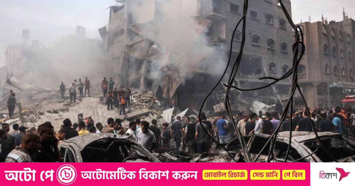 গাজায় বাস্তুচ্যুত মানুষের সংখ্যা বেড়ে প্রায় সাড়ে চার লাখ: জাতিসংঘ