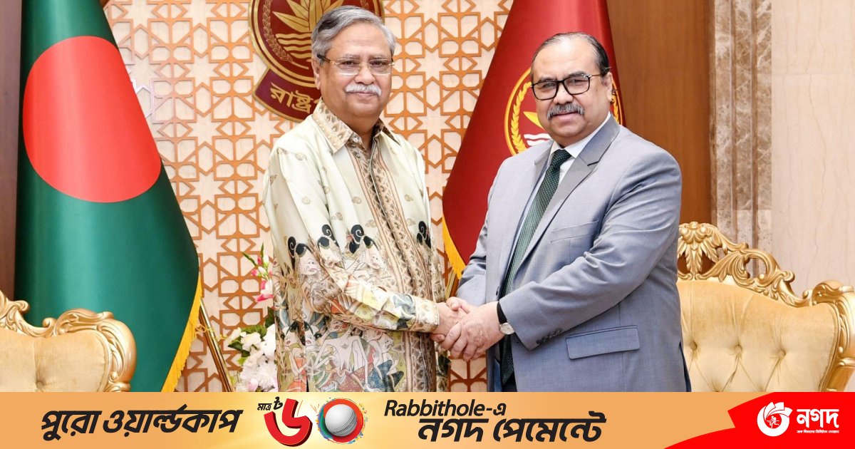 রাষ্ট্রপতির সঙ্গে প্রধান বিচারপতির সৌজন্য সাক্ষাৎ