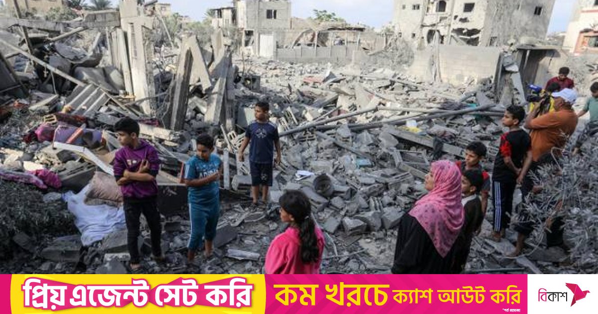 গাজায় ইসরায়েলি হামলায় নিহতের সংখ্যা ৫ হাজার ছাড়ালো