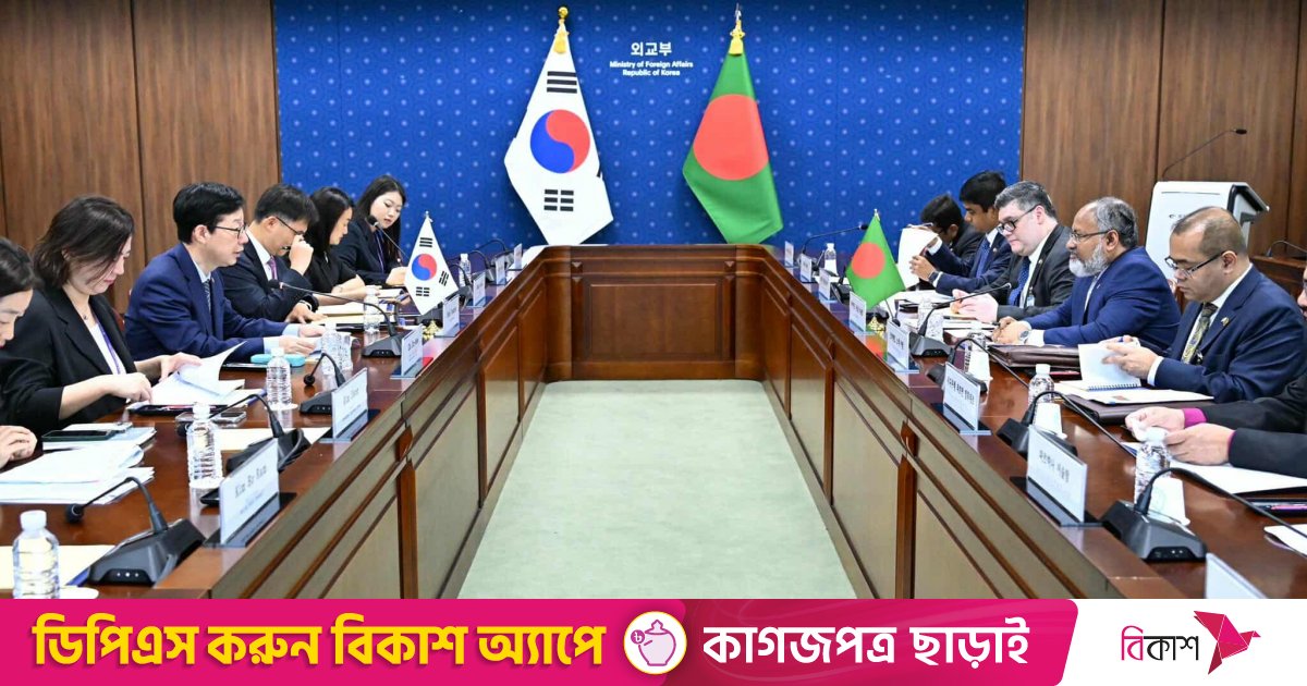 ঢাকা ও সিউলের মাঝে কৌশলগত অংশীদারত্ব নিয়ে বৈঠক