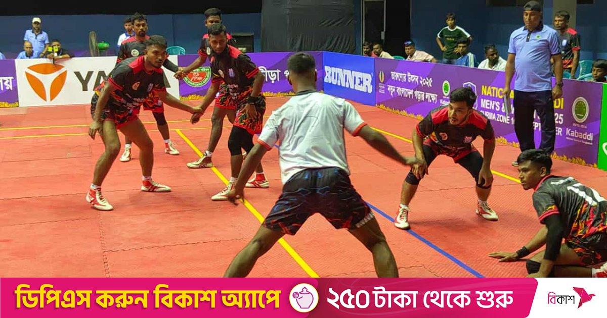 জাতীয় কাবাডি চ্যাম্পিয়নশিপে জয়ে শুরু সিলেট-হবিগঞ্জের