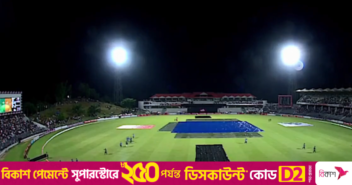 সিলেটে বৃষ্টিতে বন্ধ খেলা