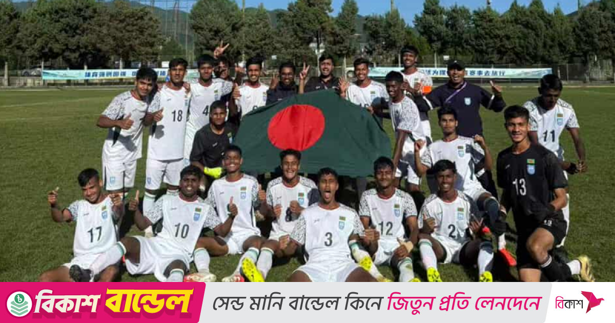 চীনে তাহসানের জোড়া গোলে সেমিফাইনালে বাংলাদেশ