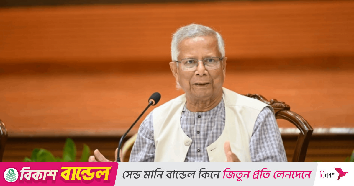 গণঅভ্যুত্থান পরবর্তী বাংলাদেশের অর্থনীতিকে বাঁচিয়ে রেখেছে রেমিট্যান্স: প্রধান উপদেষ্টা