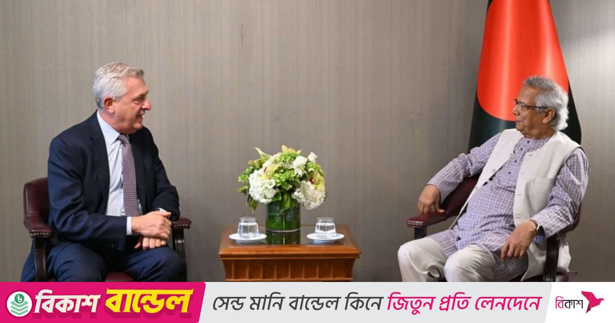 প্রধান উপদেষ্টার সঙ্গে ইউএনএইচসিআর প্রধানের বৈঠক, রোহিঙ্গা সংকট নিয়ে আলোচনা