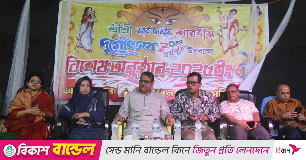 উৎসবমুখর পরিবেশে দক্ষিণ সিটিতে পূজা উদ্‌যাপিত হচ্ছে : ডিএসসিসি প্রশাসক