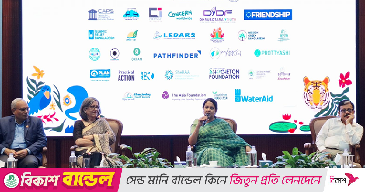 জলবায়ু অর্থায়নে বৈশ্বিক প্রতিশ্রুতি পূরণ করা জরুরি: পরিবেশ উপদেষ্টা 