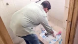 কালকিনি স্বাস্থ্য কমপ্লেক্সের টয়লেট নিজ হাতে পরিষ্কার করলেন এমপি খোকন