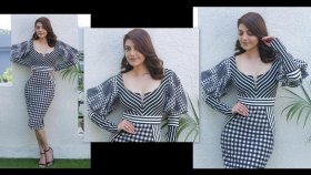 প্যাটার্ন ও চেকে ফ্যাশনেবল কাজল