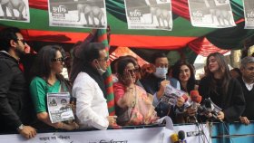 রেজাউল করিমের প্রচারণায় নেমেছেন অভিনয় শিল্পীরা