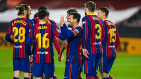 মেসির জোড়া গোলে বার্সেলোনার জয়