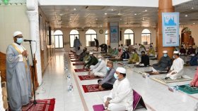 রাজারবাগ কেন্দ্রীয় পুলিশ মসজিদে ঈদের নামাজ অনুষ্ঠিত