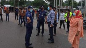 লকডাউনের দ্বিতীয় দিনে ময়মনসিংহে ৪৩৫টি মামলা