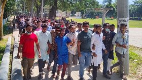 দেড় বছর পর ক্যাম্পাসে ‘জয় বাংলা’ স্লোগা‌ন