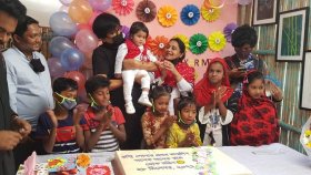 রশ্মিকে নিয়ে নির্ঝর-অপি দম্পতির অন্যরকম দিন
