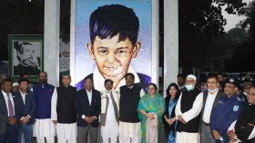 টাঙ্গাইলে শেখ রাসেলের ম্যুরাল উদ্বোধন