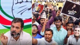 রাহুল গান্ধী: অযোগ্যতা নিয়ে দেশব্যাপী বিক্ষোভ করছে কংগ্রেস