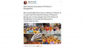 বাংলাদেশে ধর্মীয় সম্প্রীতির উদার প্রশংসায় বিজেপি
