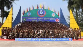বিভিন্ন কোর ও রেজিমেন্টে সেনাবাহিনী প্রধান কুচকাওয়াজ অনুষ্ঠিত