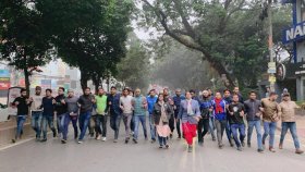 সময় নিয়ে চলে বিএনপির ঝটিকা মিছিলের প্রস্তুতি, পুলিশের সঙ্গে লুকোচুরি খেলা