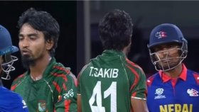 আচরণবিধি ভাঙায় তানজিম সাকিবের শাস্তি