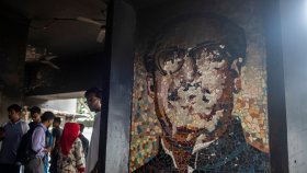ধানমন্ডি ৩২ এখন ধ্বংসস্তূপ
