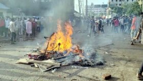 সারারাত রাস্তায় পড়ে ছিল যুবলীগ নেতার লাশ, সকালে জানাজা ছাড়াই দাফন
