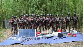 বান্দরবানের জঙ্গল থেকে অস্ত্র-গোলাবারুদ-ড্রোন-সিগন্যাল জ্যামার উদ্ধার