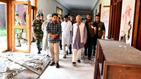 গণভবন পরিদর্শন করলেন প্রধান উপদেষ্টা, দিলেন জাদুঘর নির্মাণের নির্দেশনা