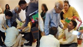 পুলিশের লাঠিচার্জের চেয়ে সমস্যা সমাধানে ‘পা ধরা’ ছাড়া উপায় কী?